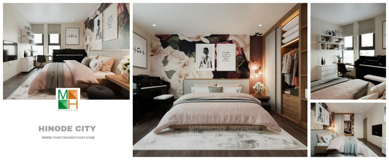 Thiết kế chung cư Hinode city 3 phòng ngủ hiện đại